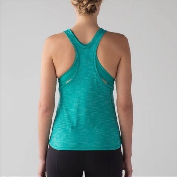 Lululemon Teal Glide and Stride Tank - Picture 4 of 13